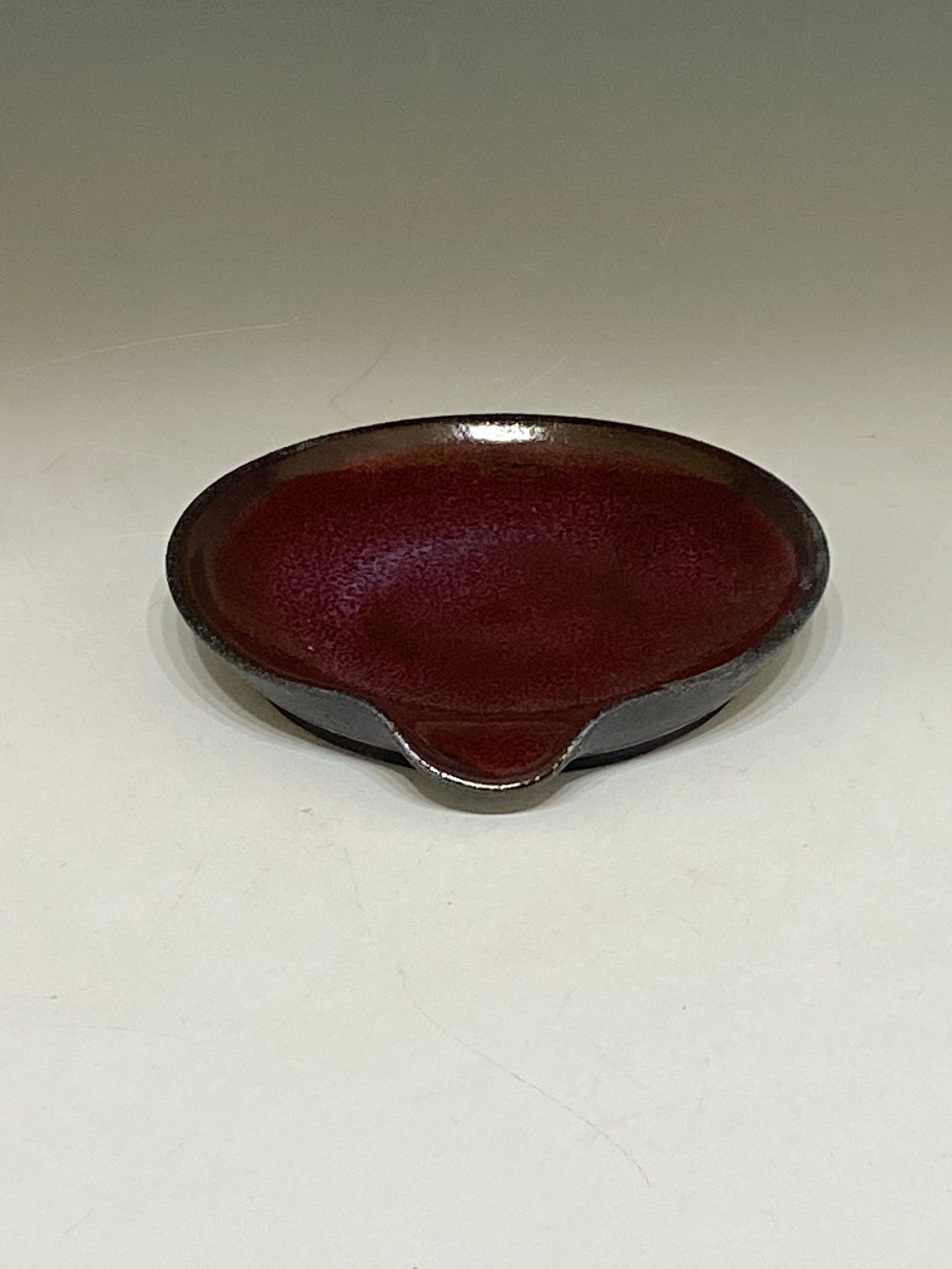 Handcrafted Large Black Spoon Rest