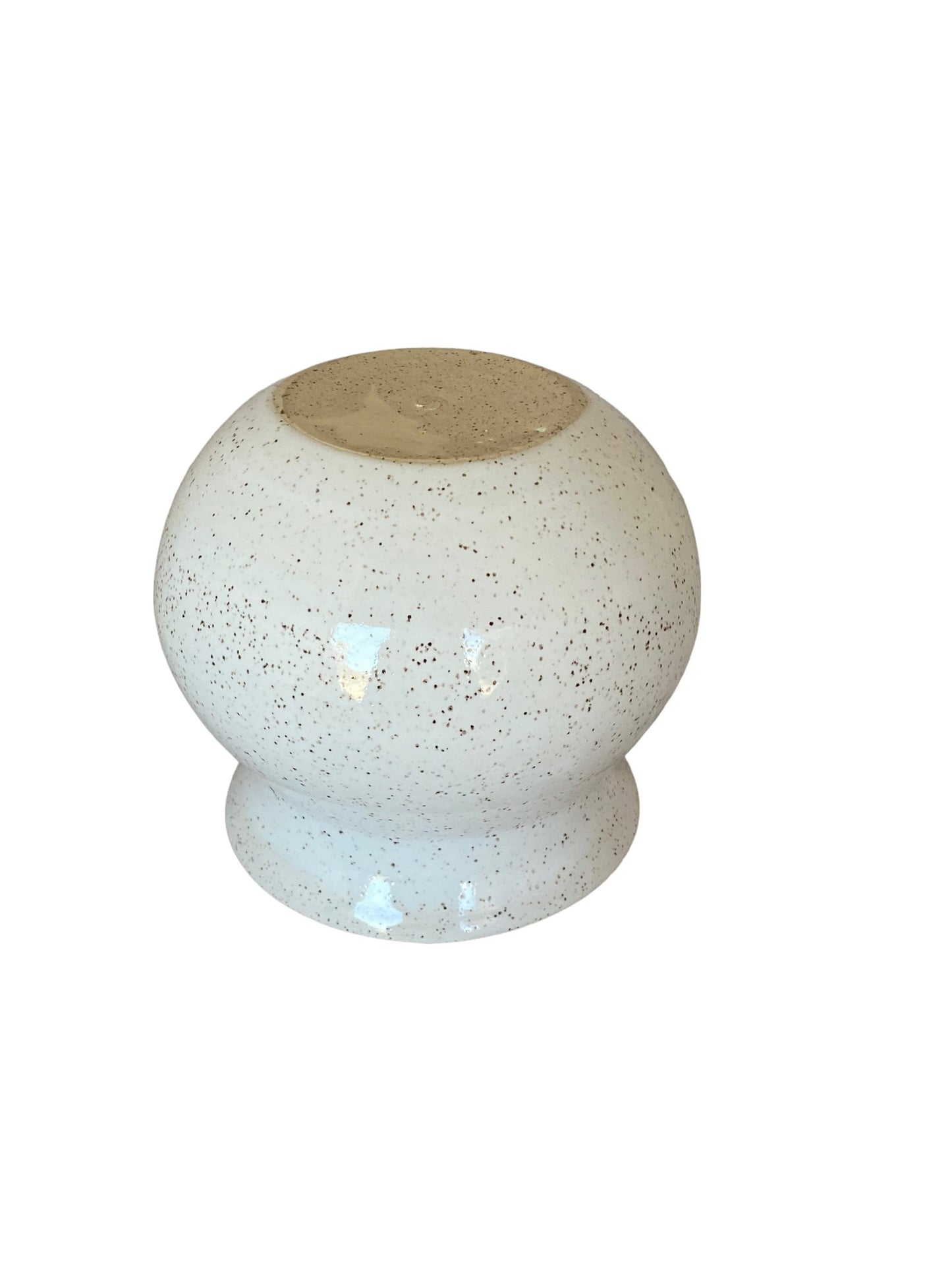 Speckled White Flower Vase - Pottery Flower Vase - Contemporary Ceramic Pottery Vase - Modern Vases
