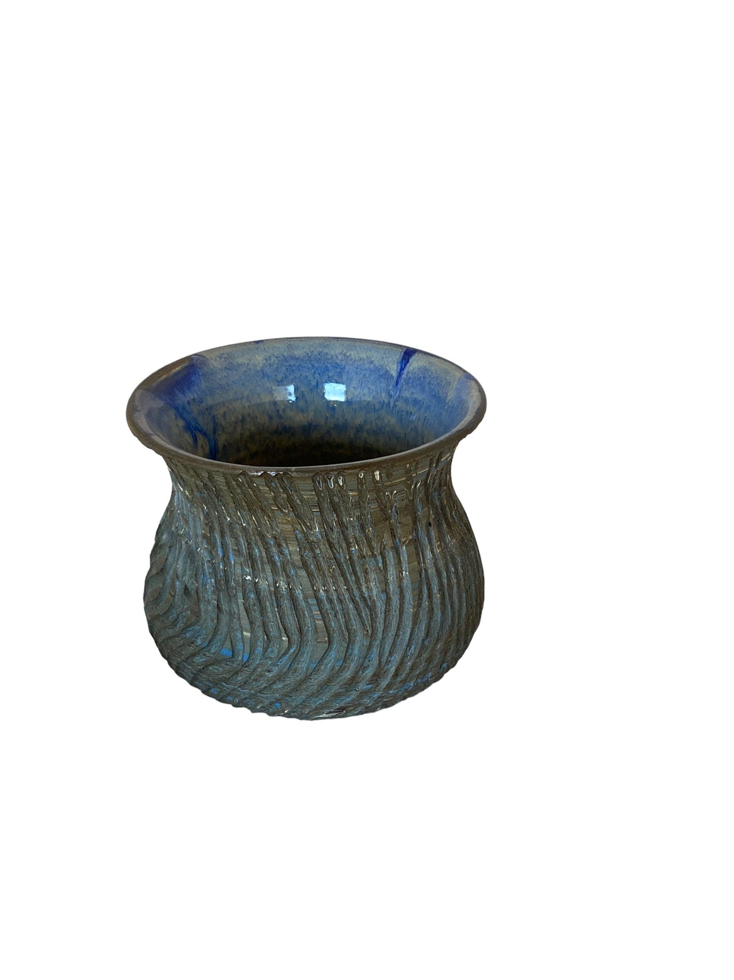 Agateware Pottery Vase - Pottery Flower Vase - Contemporary Ceramic Pottery Vase - Modern Vases