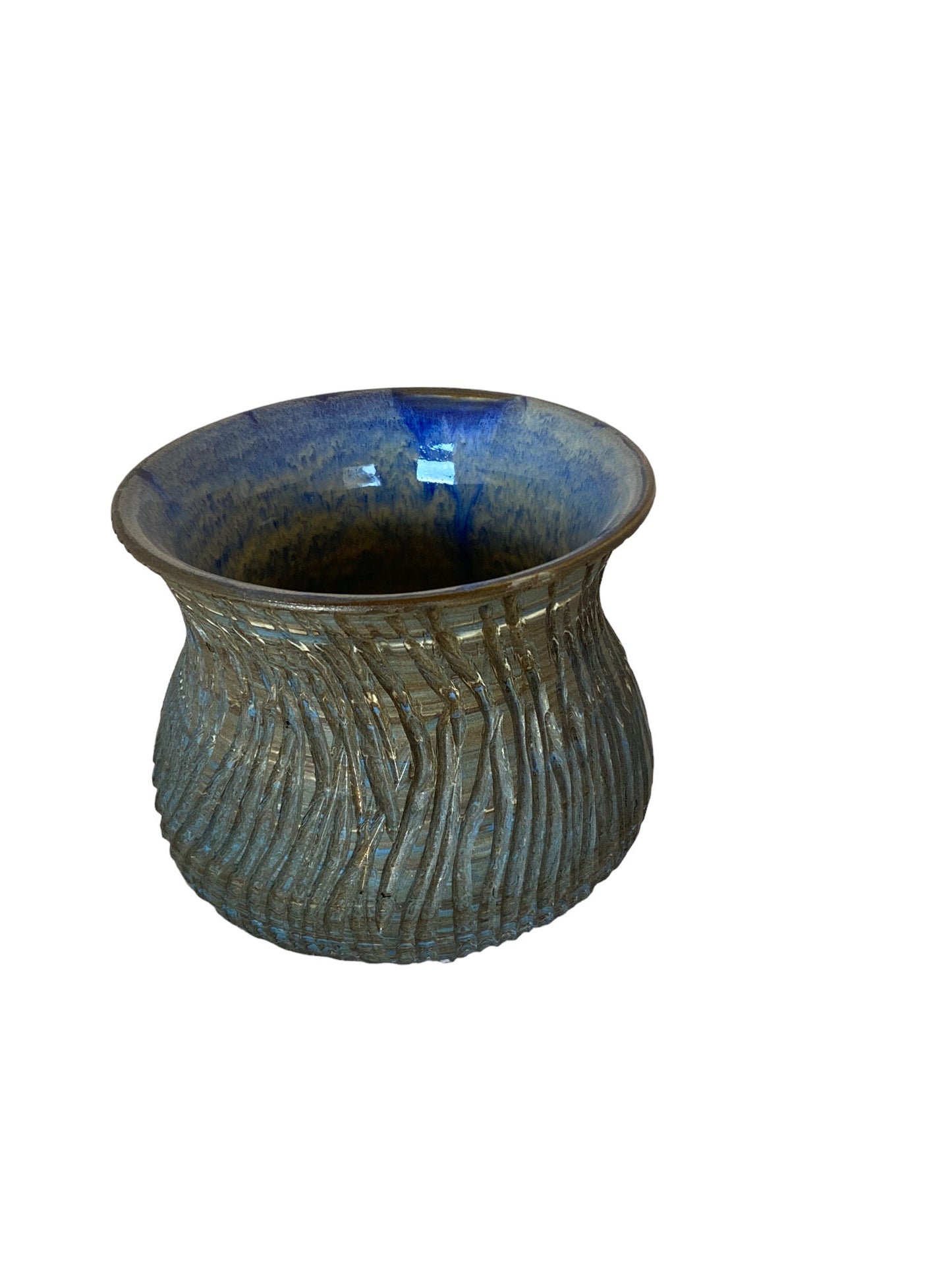 Agateware Pottery Vase - Pottery Flower Vase - Contemporary Ceramic Pottery Vase - Modern Vases
