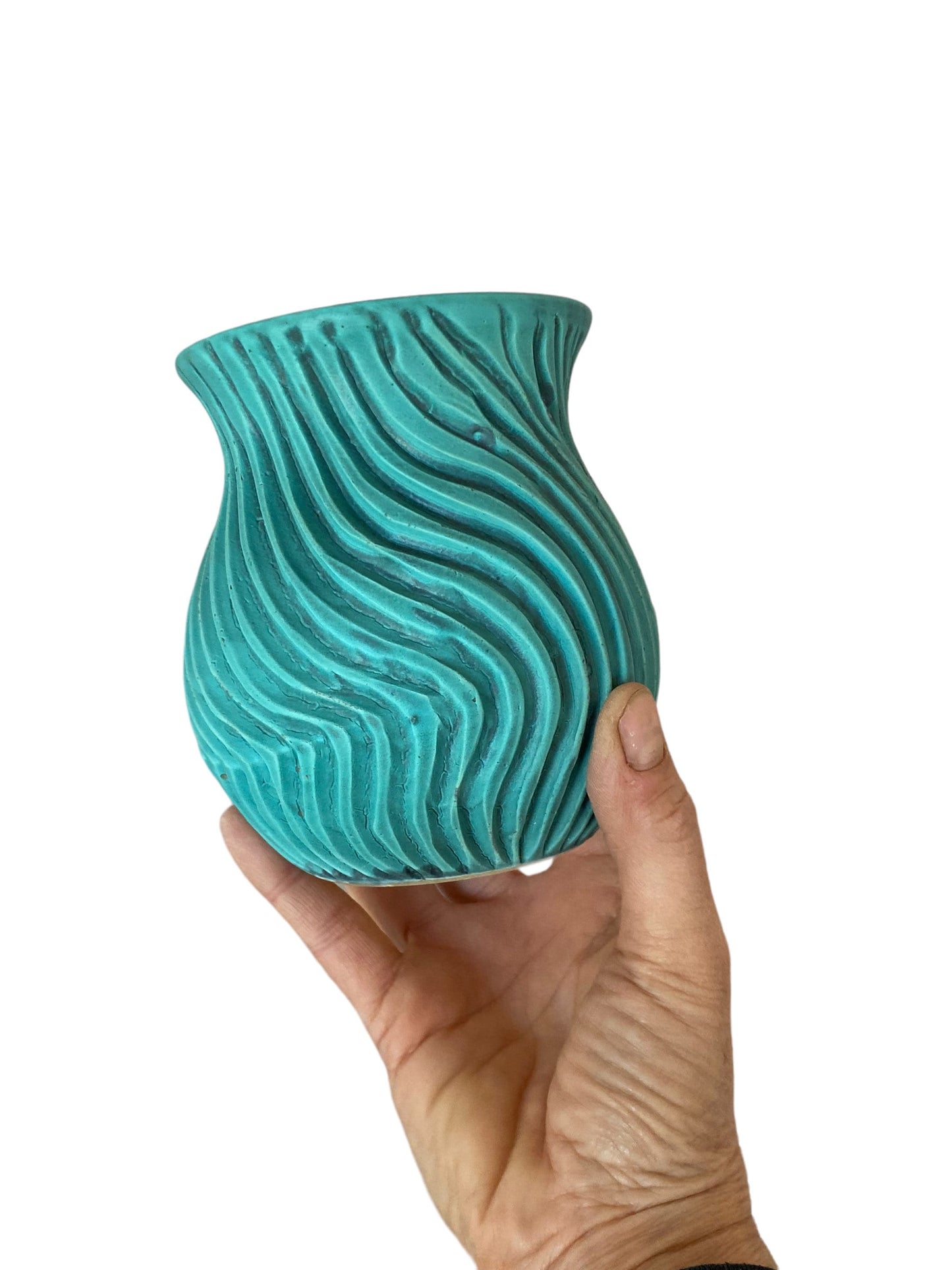 Matte Bronze Flower Vase - Pottery Flower Vase - Contemporary Ceramic Pottery Vase - Modern Vases