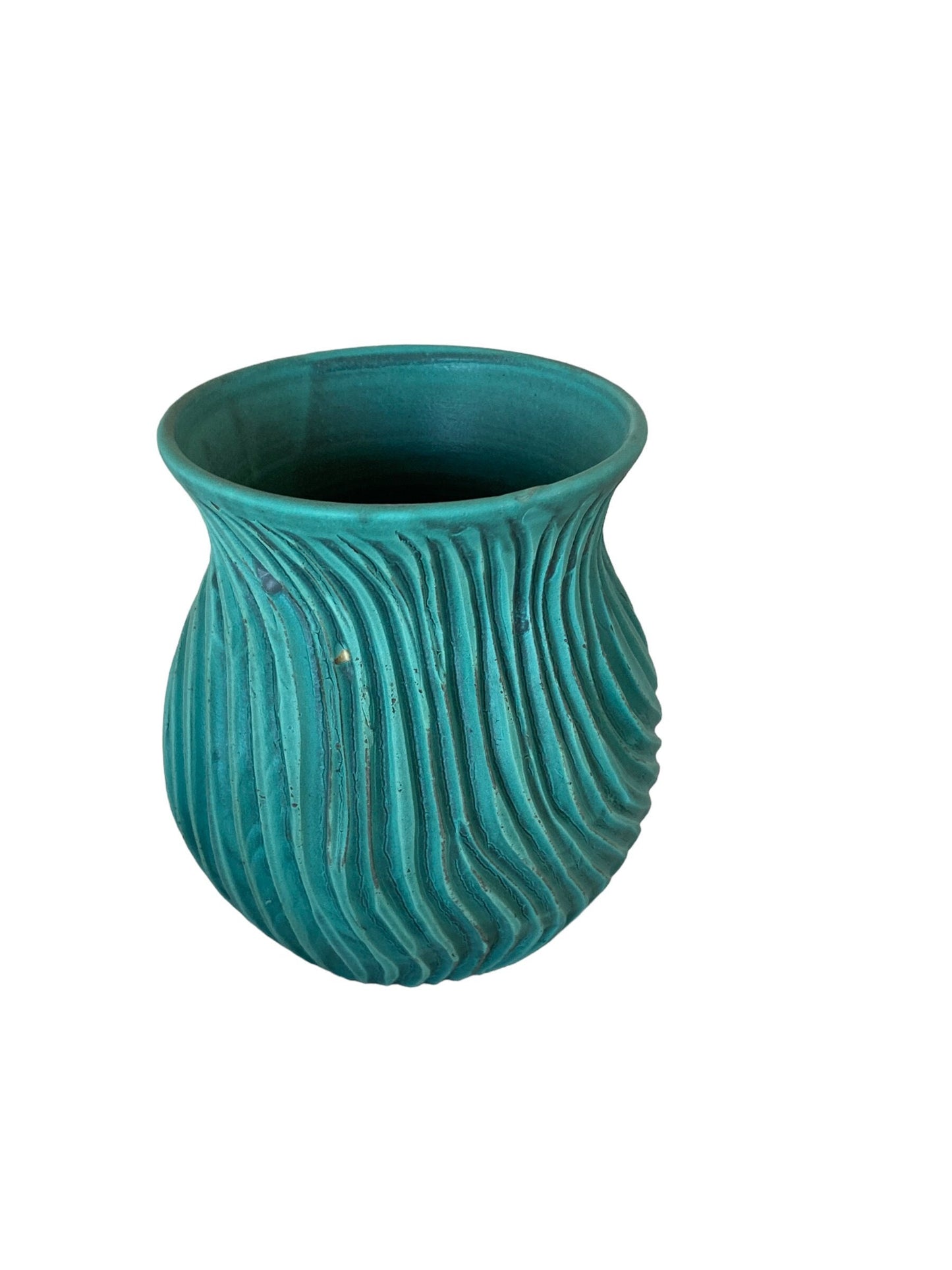Matte Bronze Flower Vase - Pottery Flower Vase - Contemporary Ceramic Pottery Vase - Modern Vases