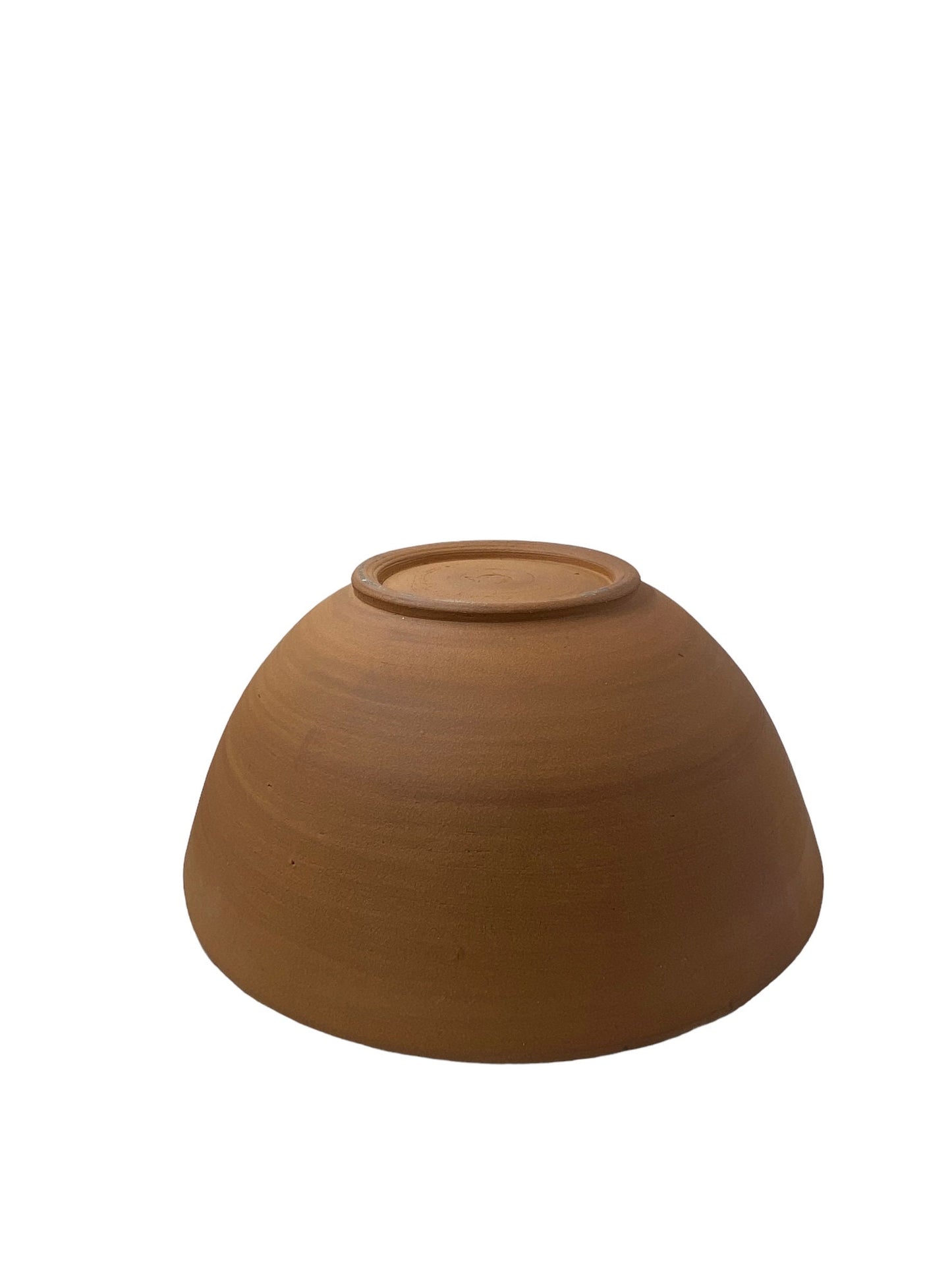 Red Stoneware Clay Large Serving Bowl