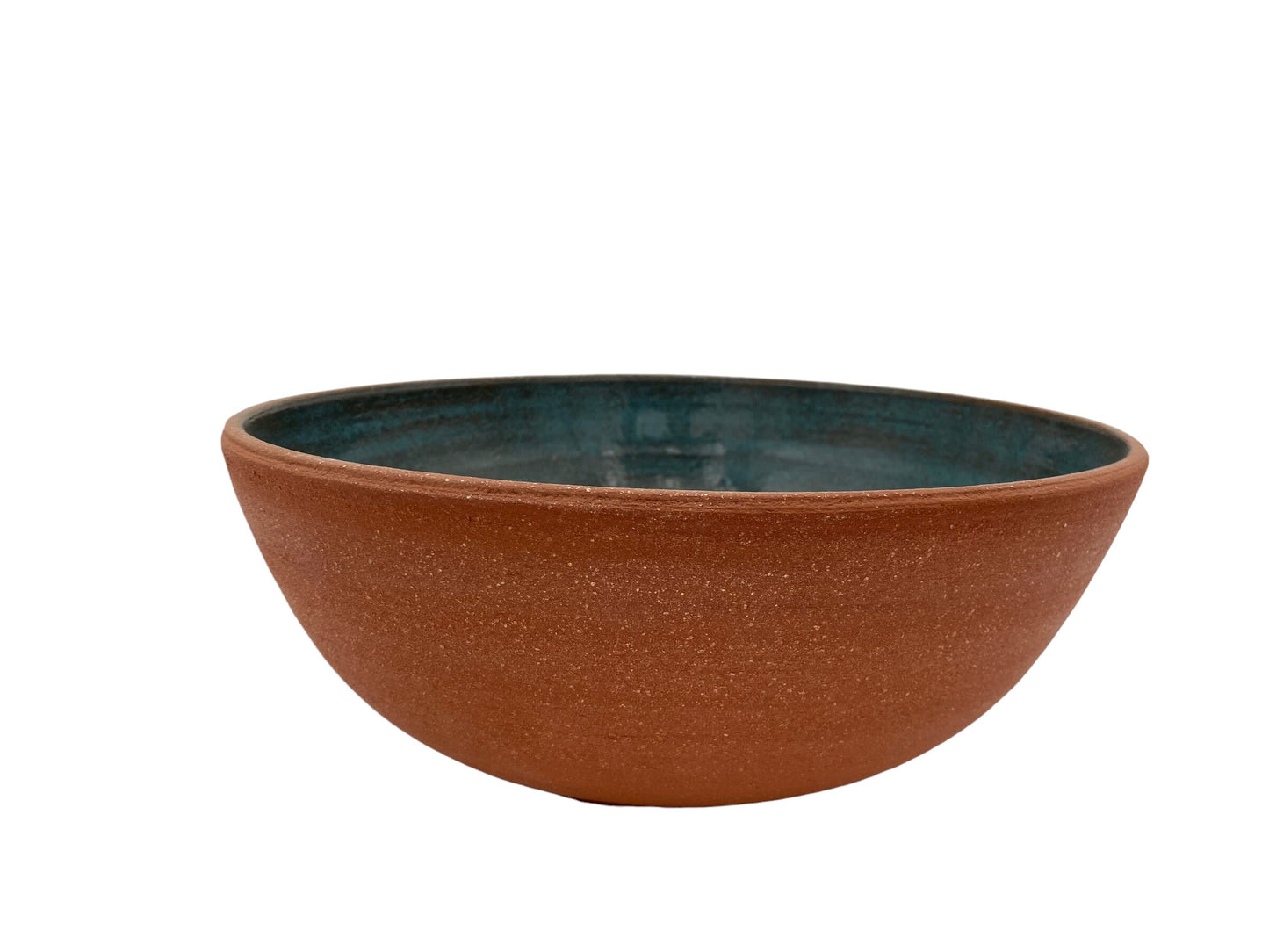 Handcrafted Mica Clay Large Serving Bowl - Versatile Stoneware Pottery for Salads, Pasta & Proofing