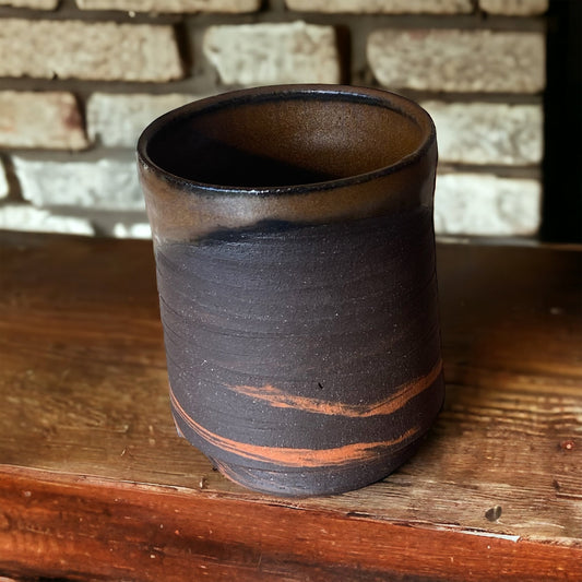 Handthrown 5-Ounce Agateware Whiskey and/or Espresso Cup: Artisan Crafted Elegance for Your Favorite Beverages"