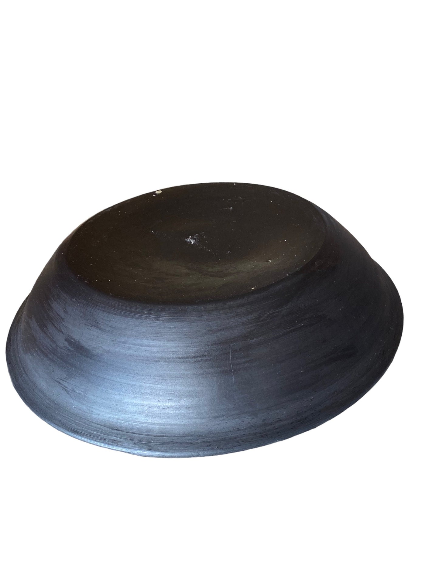 Handmade Black Stoneware 2 Quart Salad or Pasta Bowl: Elegant and Versatile Pottery for Your Kitchen