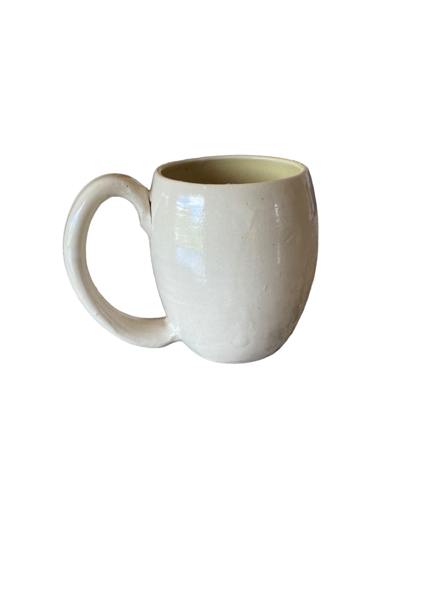 Large Handpainted Mug with A Rabbit