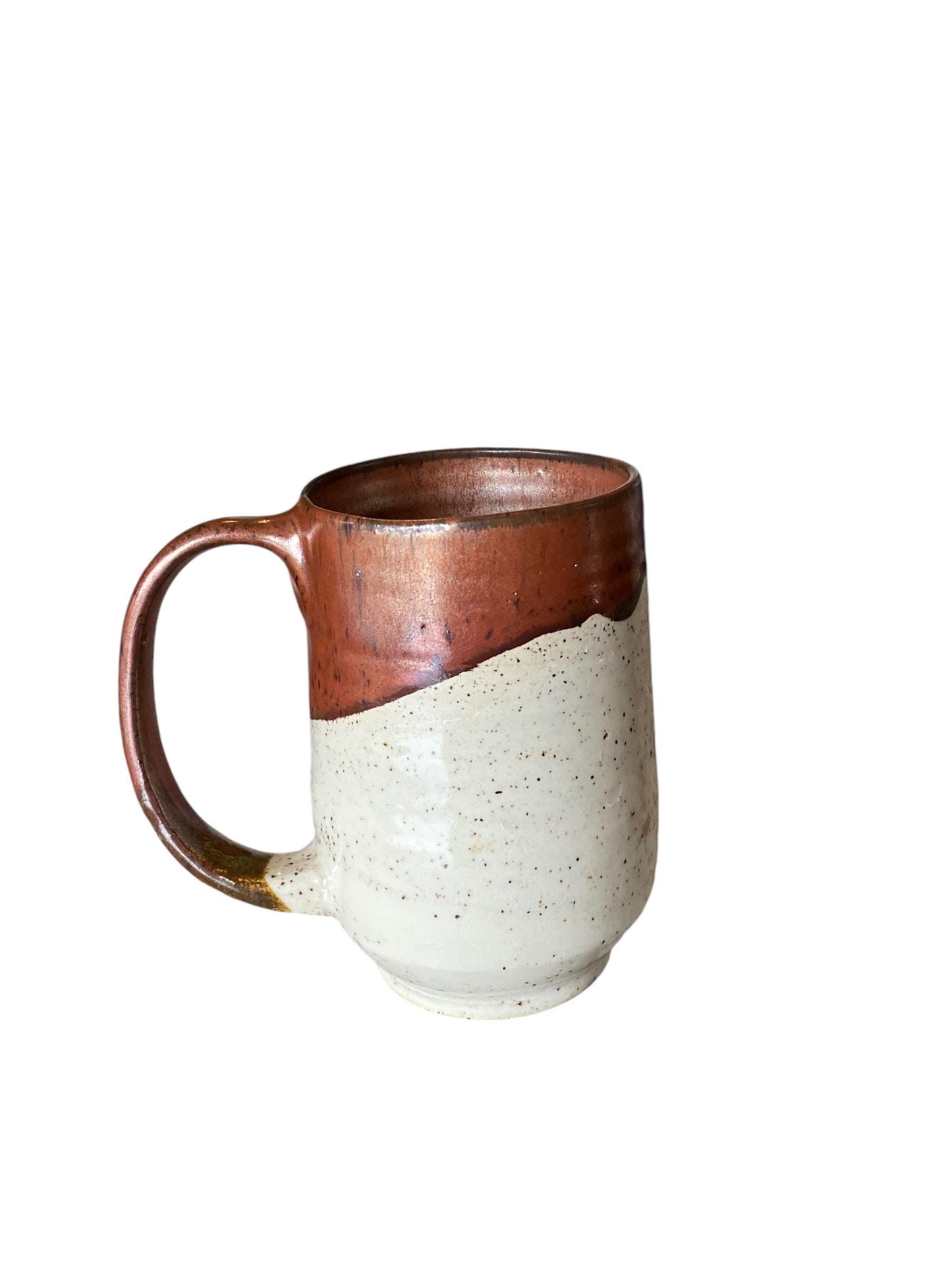 Large Handmade Mug with Drawing of Broken Tope Mountain - 18 ounce - Unique Pottery Coffee Mug