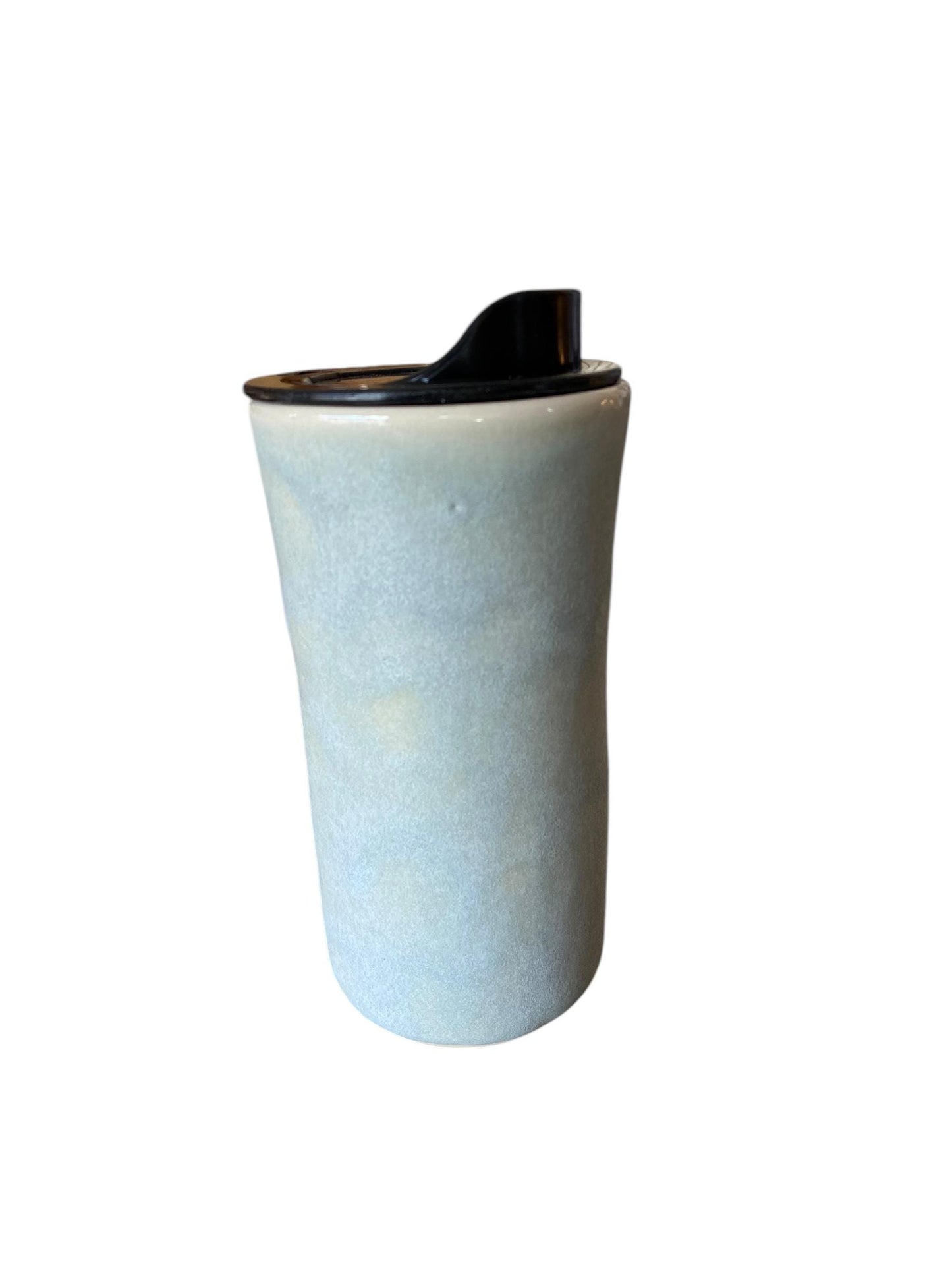Handmade Matte Gray Travel Mug - Porcelain - Travel Coffee Cup - Travel Mug - Pottery Mug - Coffee Mug