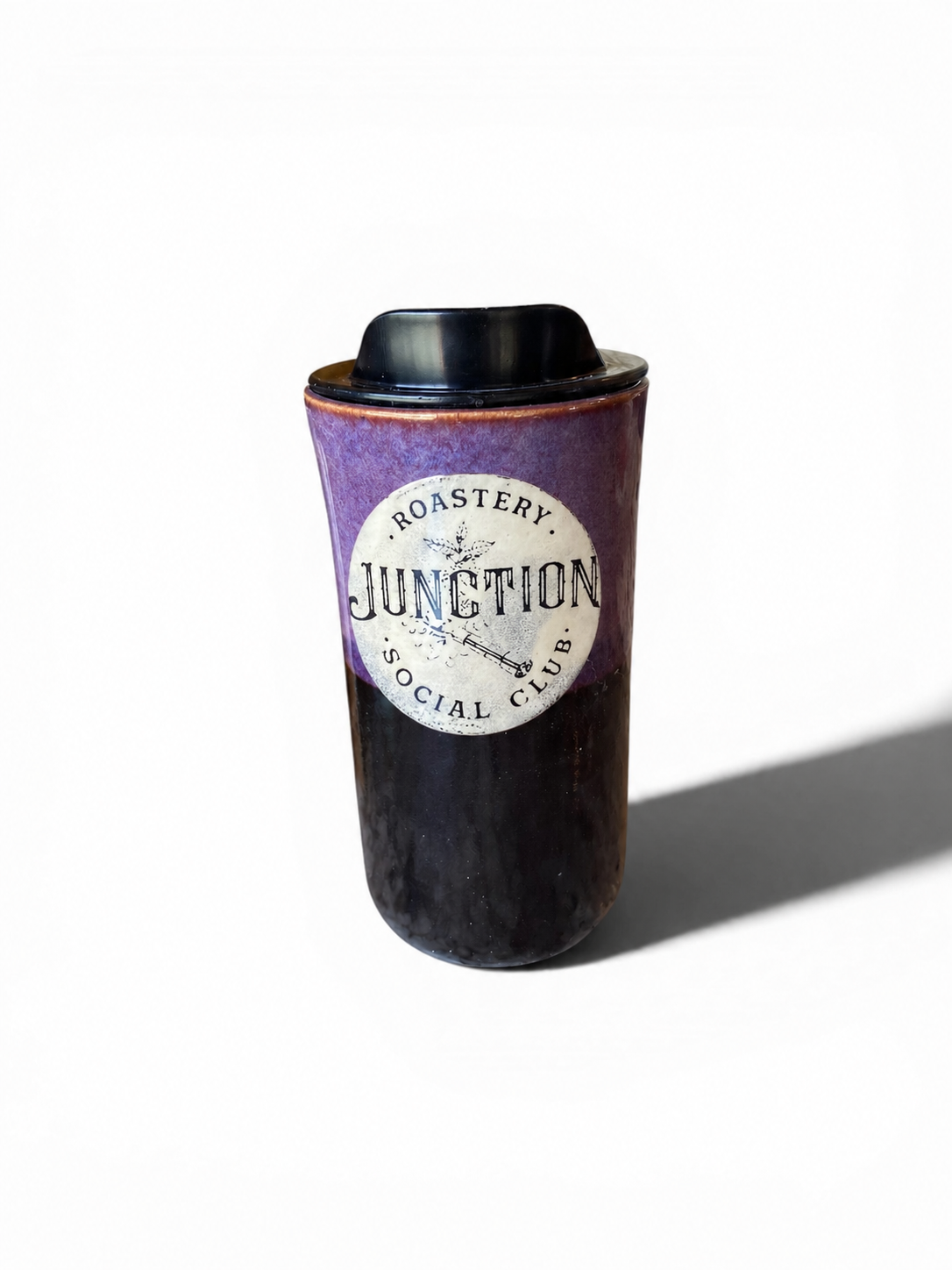 Branded Waterfall/Black 16 Ounce Wholesale Travel Mug