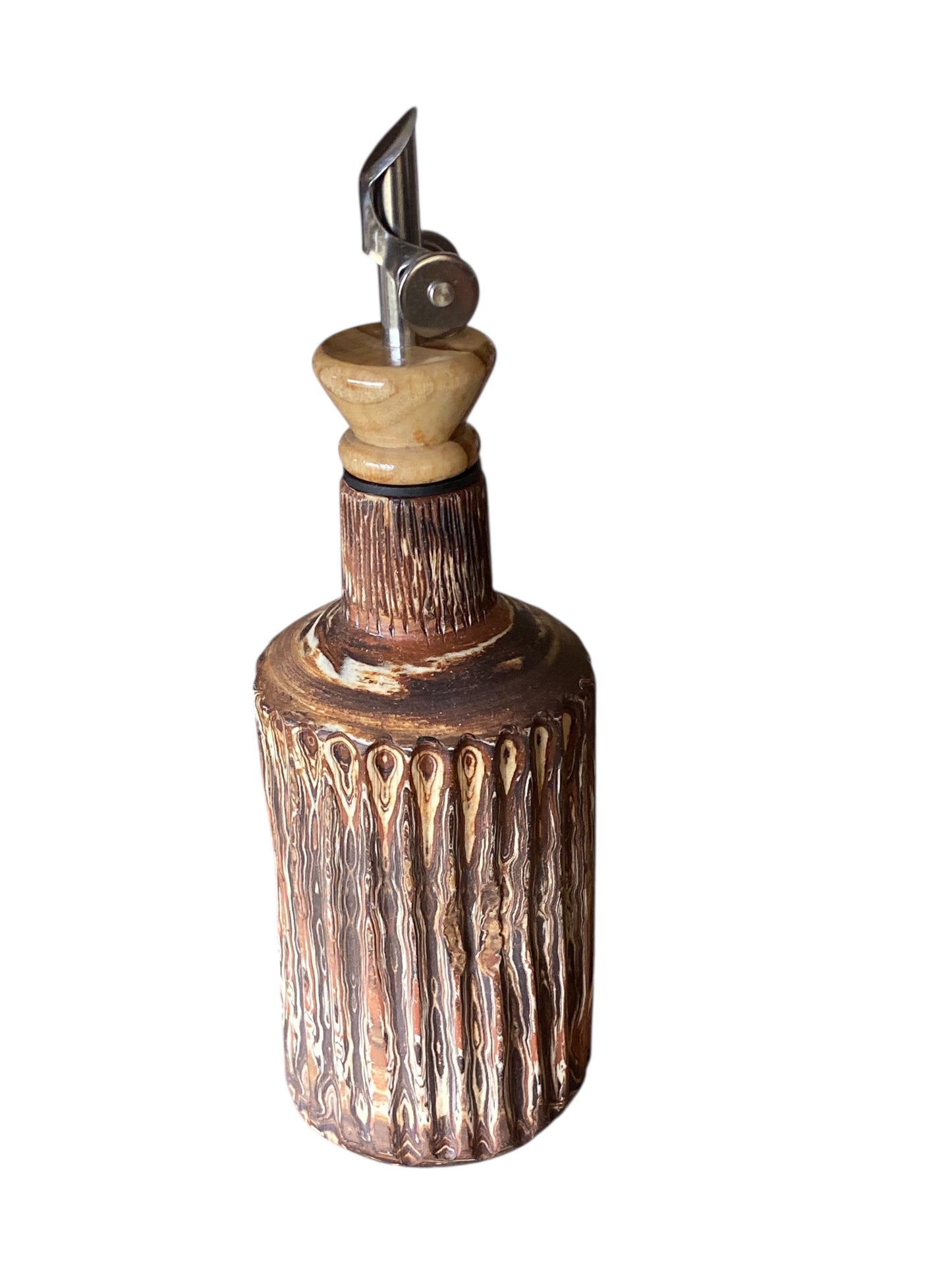Ceramic Olive Oil Dispenser Bottle, Opaque Oil Cruet Protects Oil to Reduce Oxidation, Suitable for Storage Oil, Vinegar, & Other Liquids