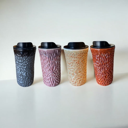 Carved Travel Mugs