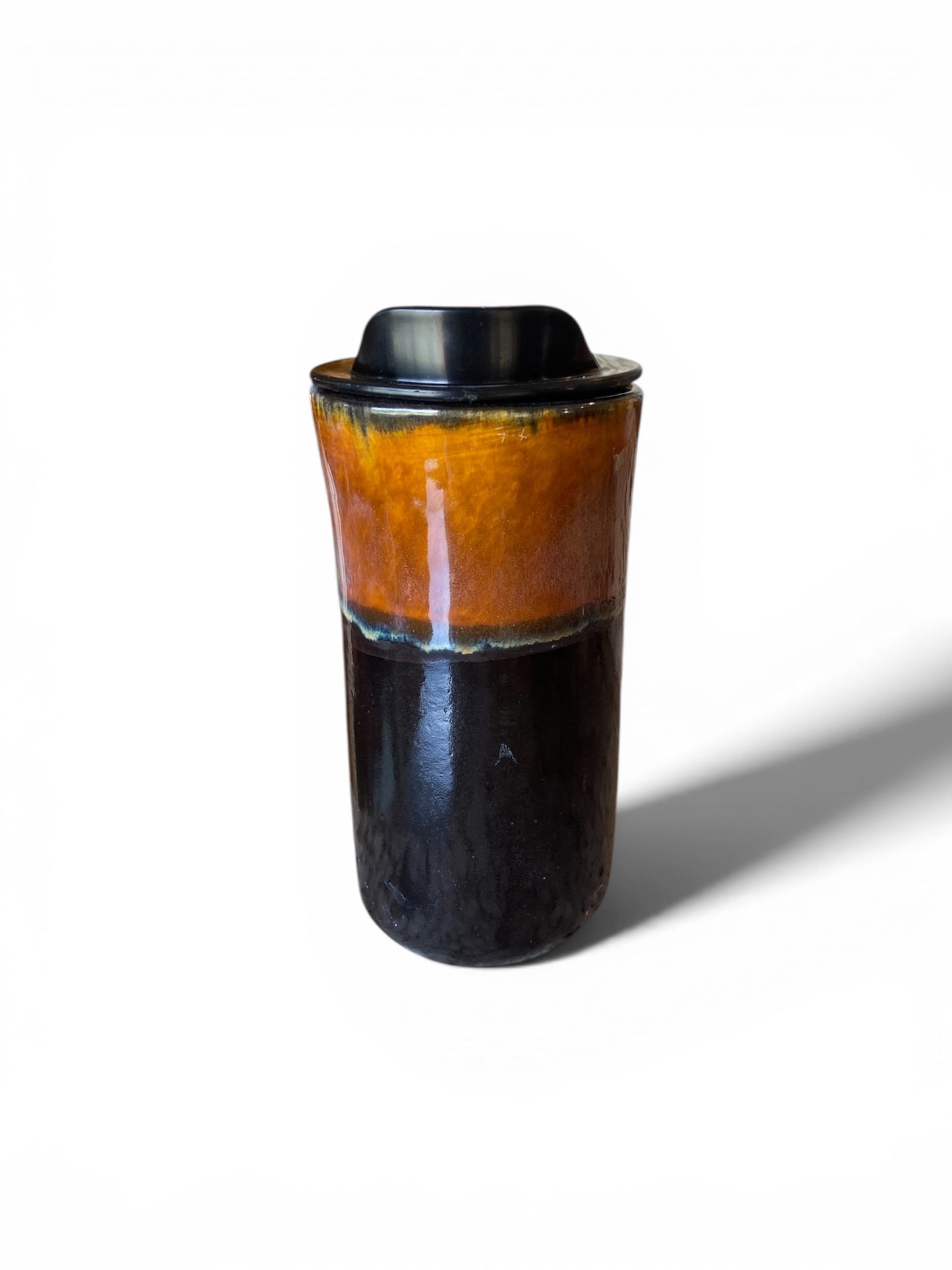 Branded Waterfall/Black 16 Ounce Wholesale Travel Mug