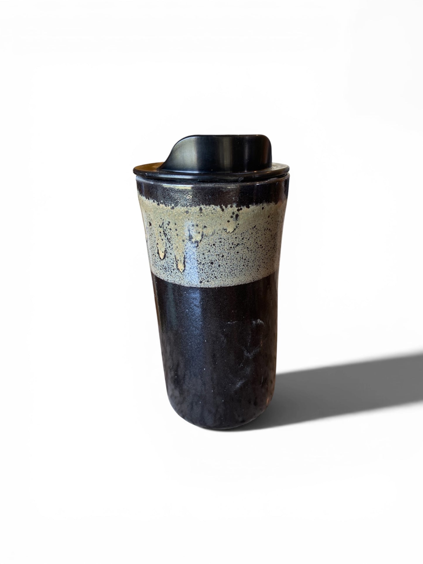 Branded Waterfall/Black 16 Ounce Wholesale Travel Mug