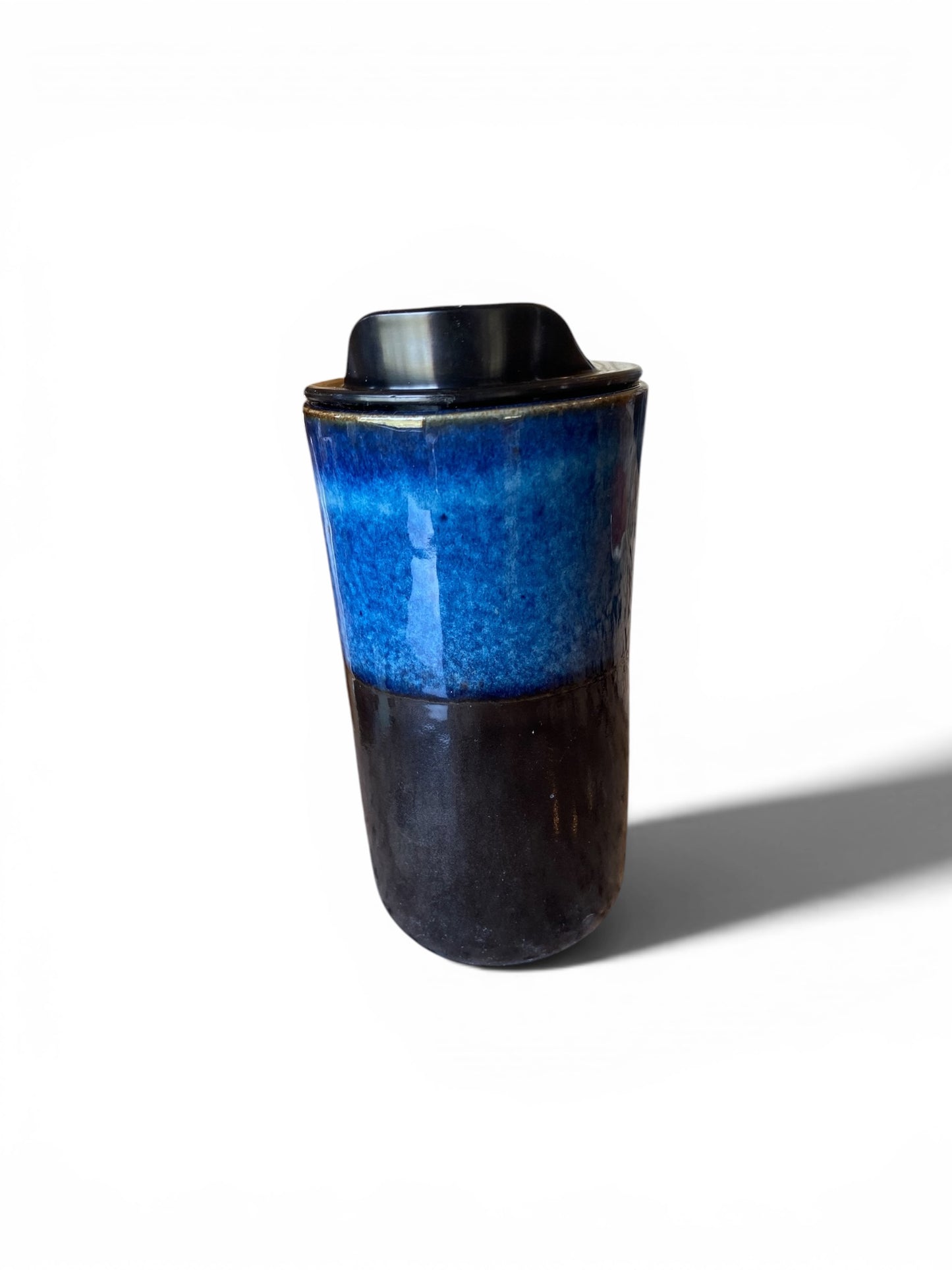 Branded Waterfall/Black 16 Ounce Wholesale Travel Mug