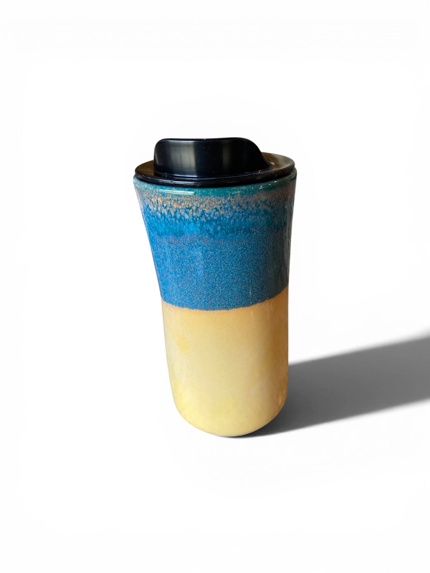 Branded Waterfall/Butter 16 Ounce Wholesale Travel Mug
