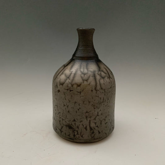 Naked Taku Bud Vase - Black Pottery Flower Vase - Contemporary Ceramic Pottery Vase - Modern Bud Vases