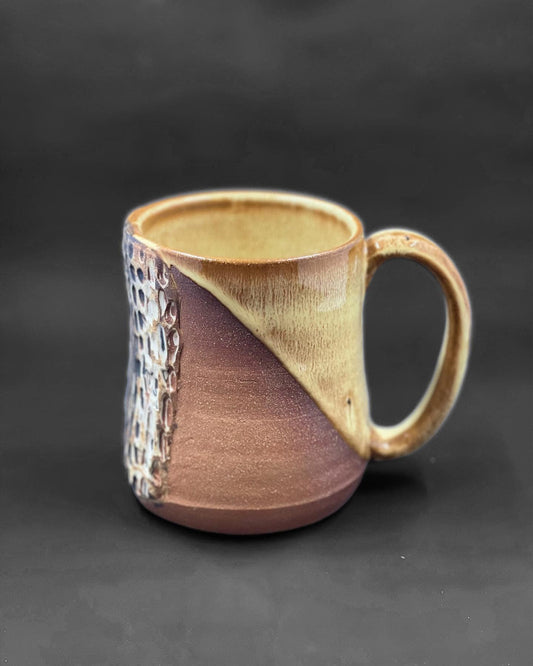 Nerikomi Coffee Mug Hand Thrown on a Pottery Wheel