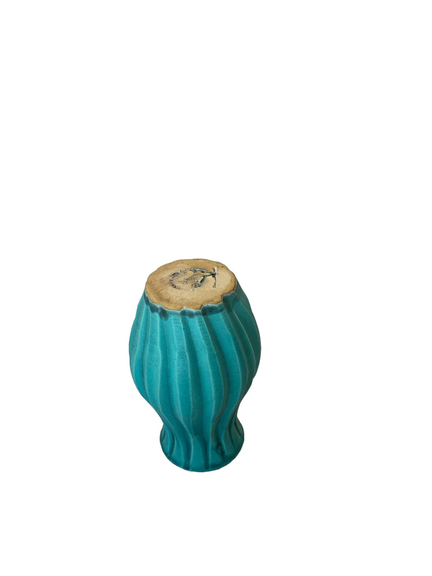 Bud Vase- Matte Bronze Carved  Pottery Flower Vase - Ceramic Pottery Vase - Bud Vases