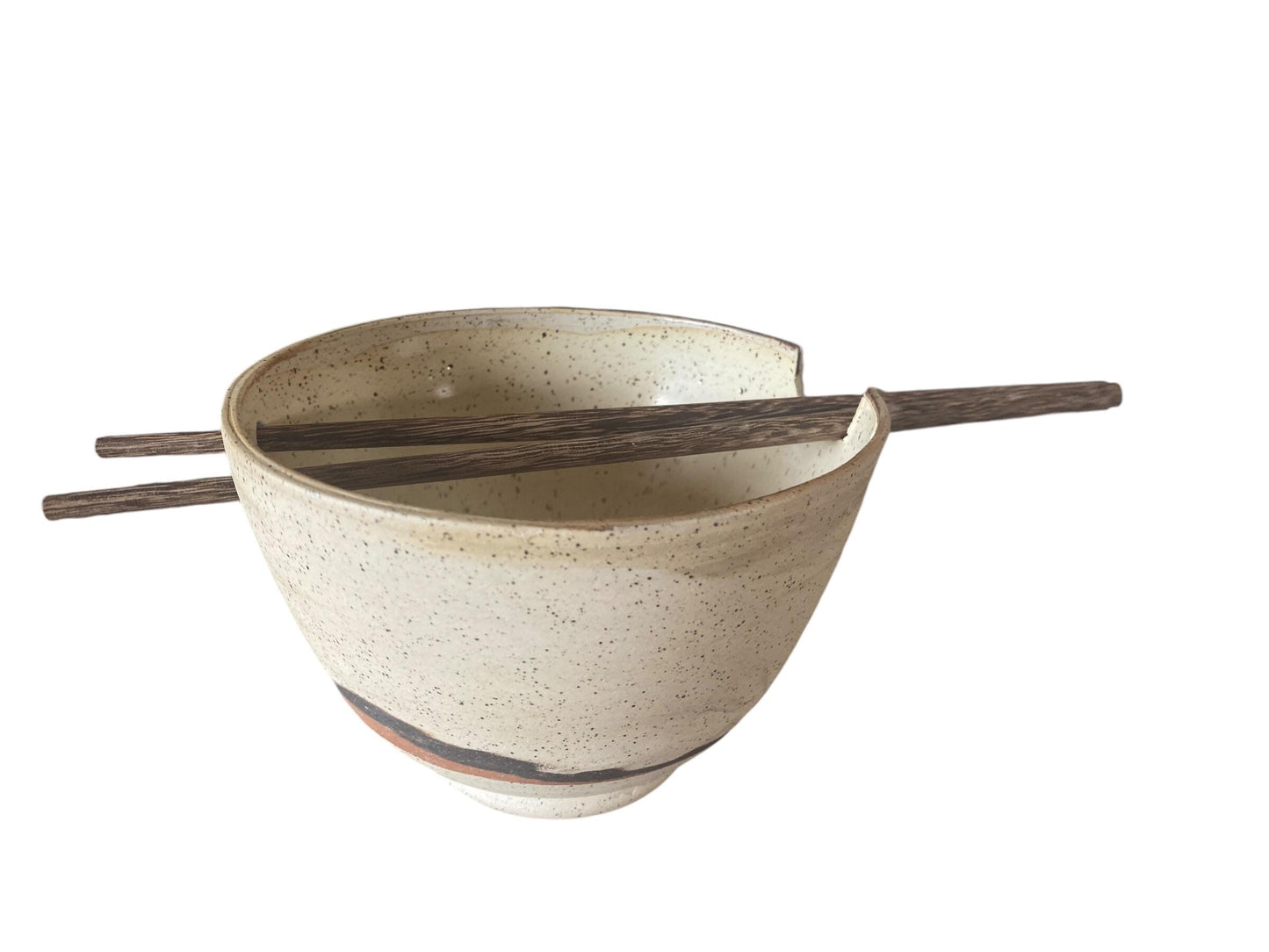 Small Agateware Rice or Noodle Bowl with Coordinating Chopsticks: Stylish Dining Essentials for Your Asian Cuisine