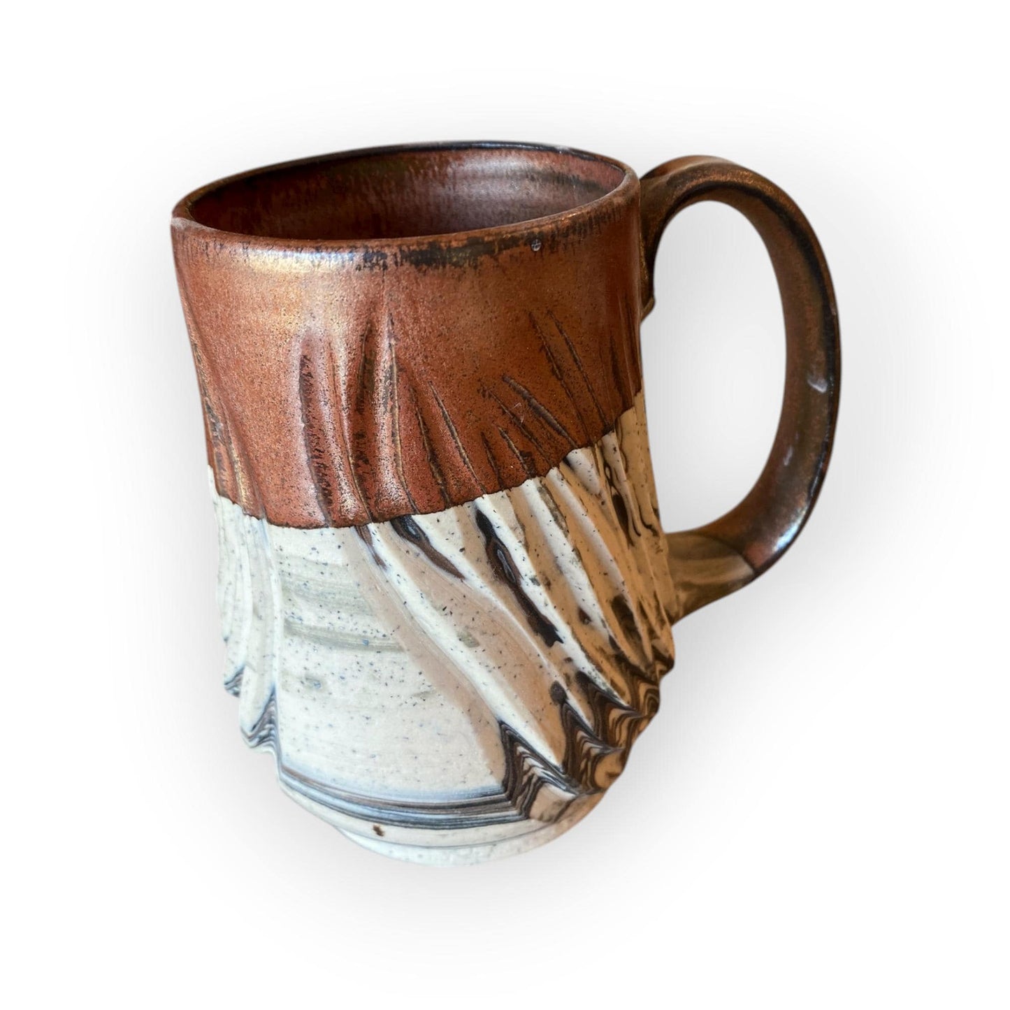Handmade Agatware 14 Ounce Coffee Mug - Tea Mug (B29)