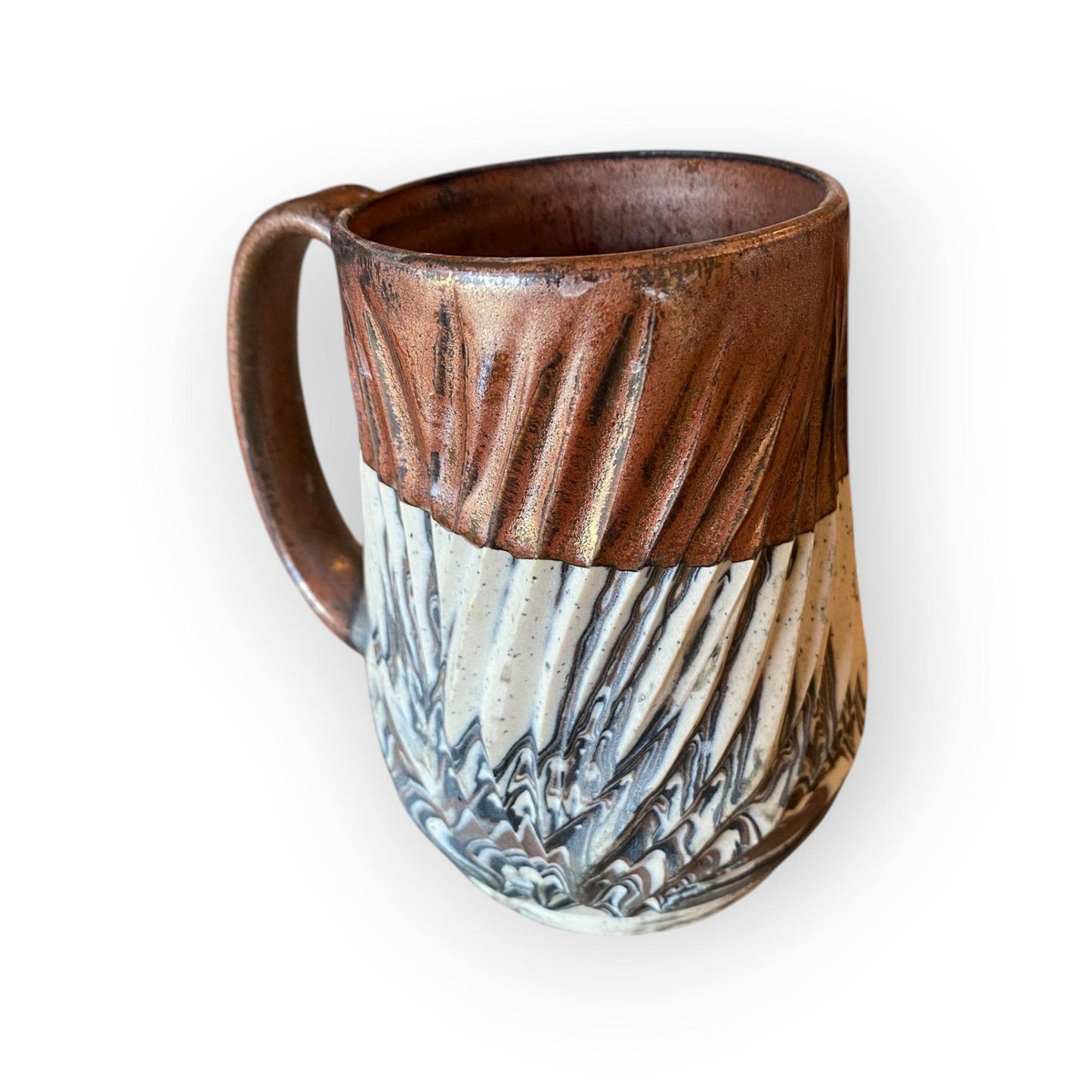 Handmade Agatware 14 Ounce Coffee Mug - Tea Mug (B29)