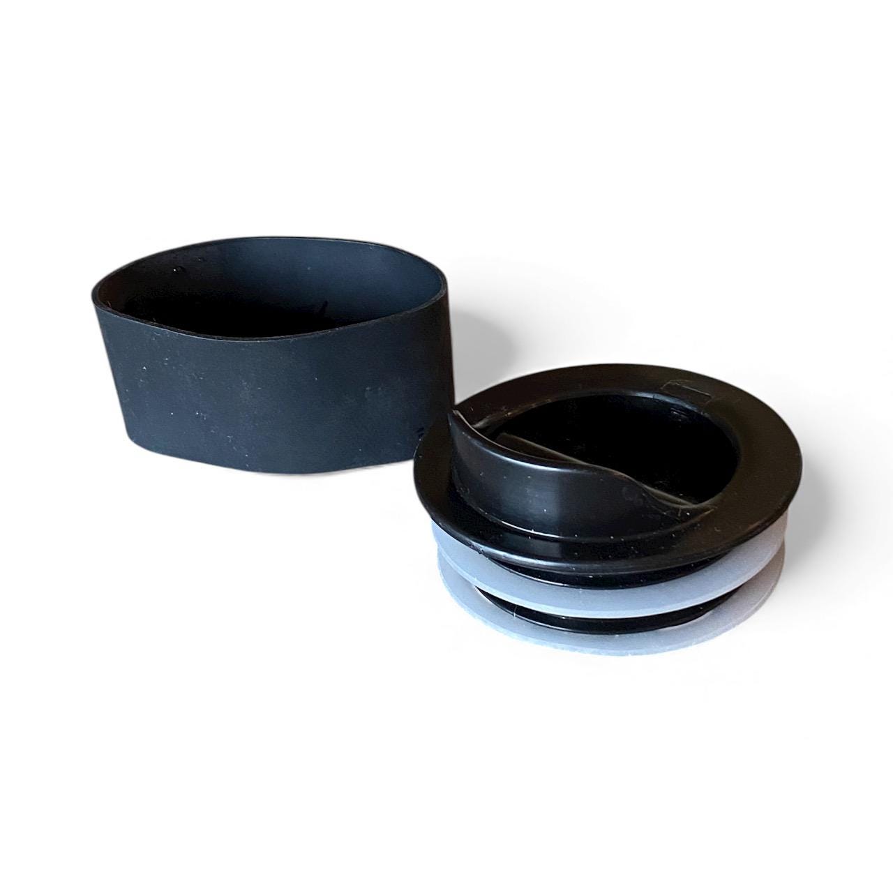 Handmade 16 Ounce Agateware Travel Mug - Carved Pottery Mug, Thrown Stoneware Commuter Tumbler (B-16)