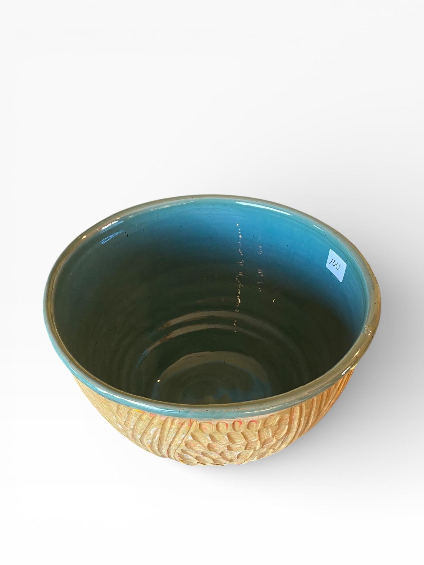 Nerikomi Medium Serving Bowl Artisan Crafted Pottery Stylish Entertaining