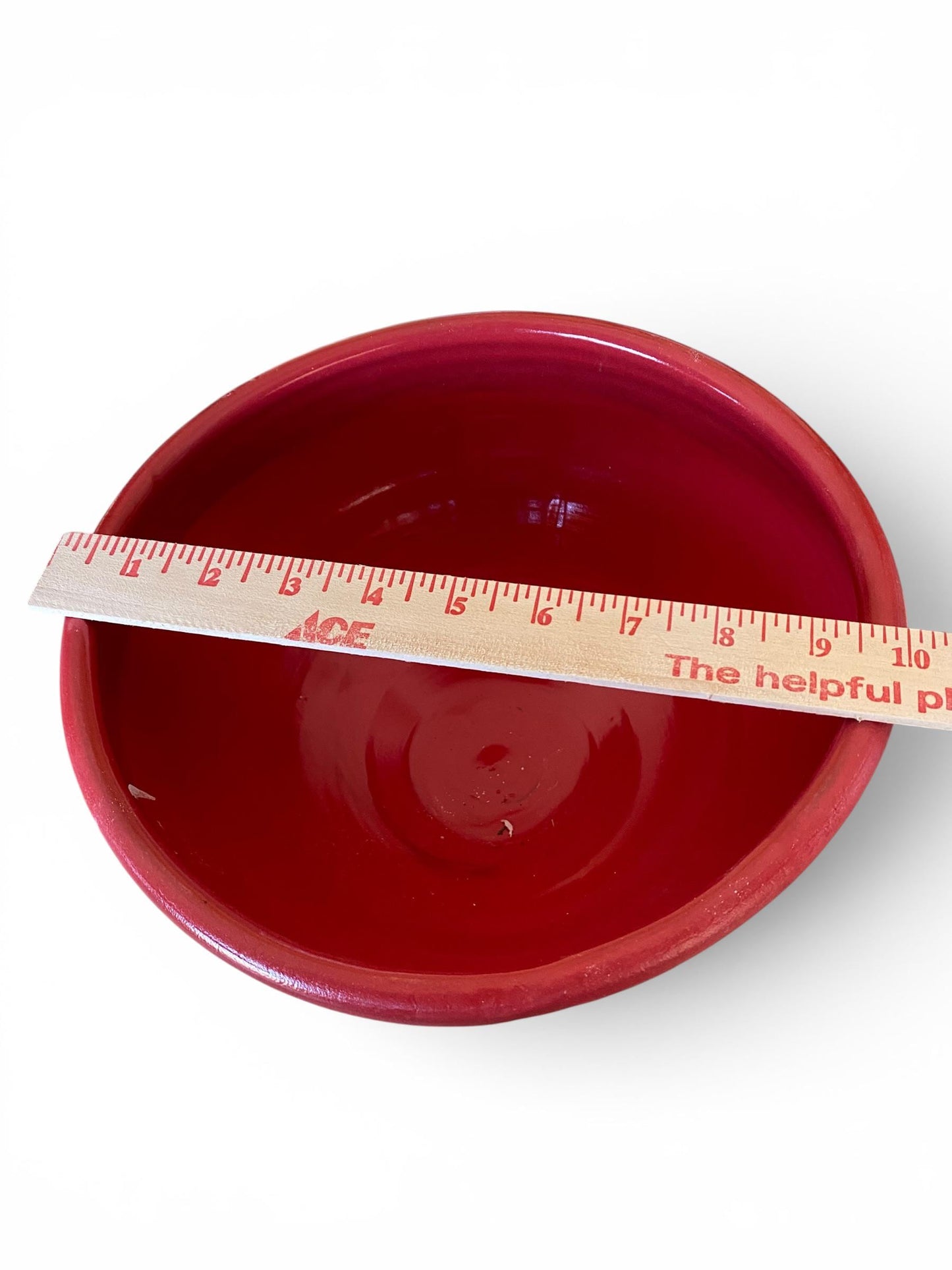 Neriage Reds,  Medium Serving Bowl Artisan Crafted Pottery Stylish Entertaining