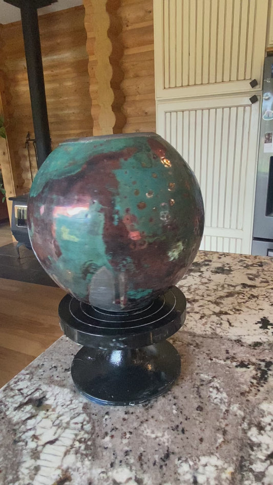 Large Decorative Moon Jar - Handcrafted Moon Jar